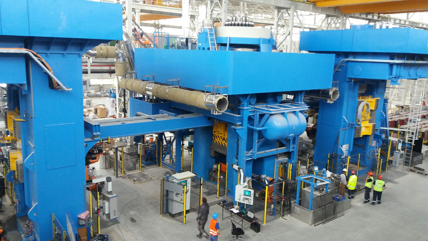 Installation de machines équipement de levage transport de machines